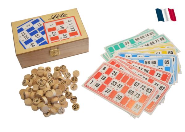 Coffret de loto   24 cartes + 90 j